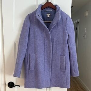 J. Crew Lilac Pea Coat